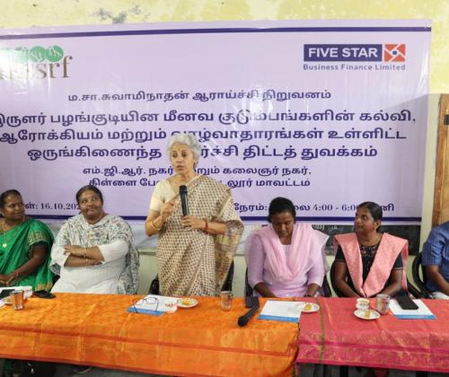 MSSRF launches an Integrated Development Program for the upliftment of the Irular Community