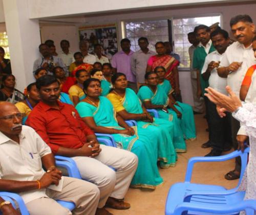 Puducherry Governor visits MSSRF Biovillage